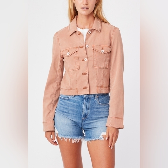 Paige NWT Pacey Crop Denim Jacket - Picture 10 of 13